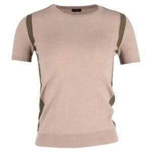 Joseph Knitted Top in Beige Wool